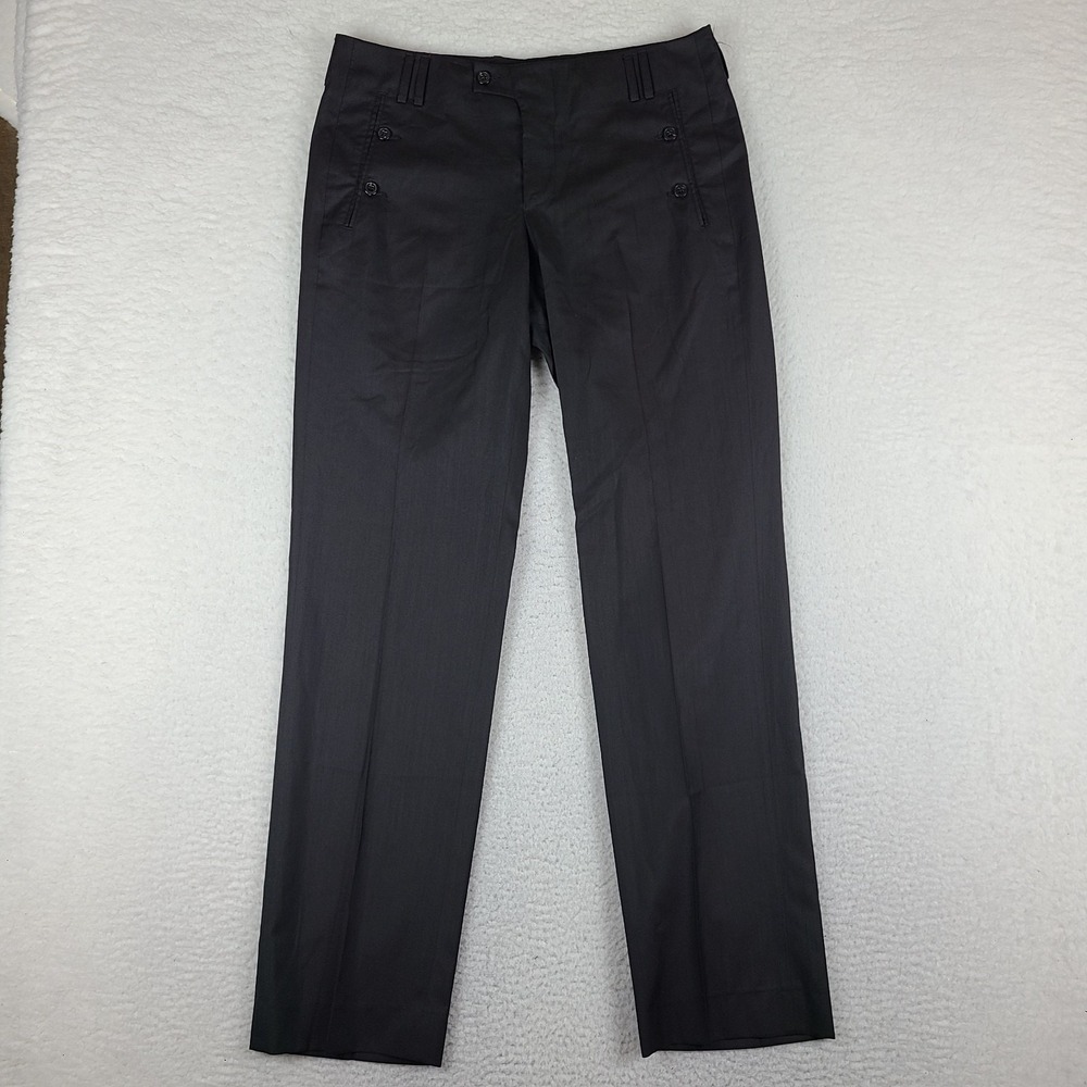 Ermenegildo Zegna Pants Mens 34x34 Dark Brown Z Zegna Trousers Dress Slacks